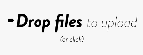 CSP Plus drop files upload