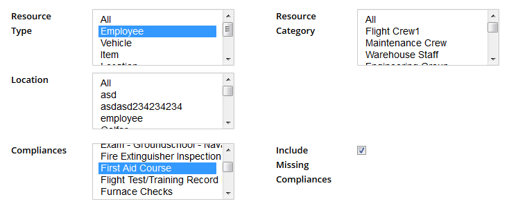 CSP Plus include missing compliances